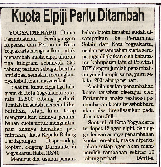 Kliping jogja terbaru